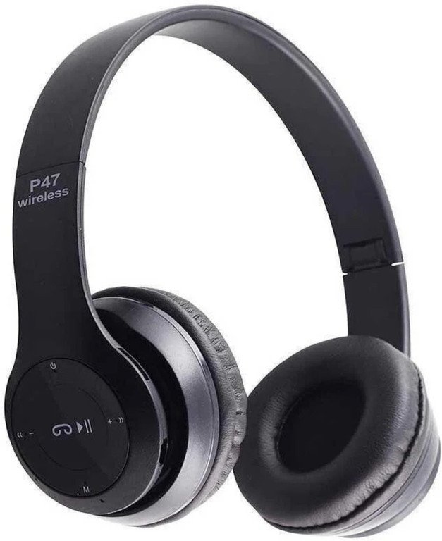 P47 Wireless Bluetooth Headphones 5.0+EDR with Volume Control,T15 Smart Headphones (Wireless)